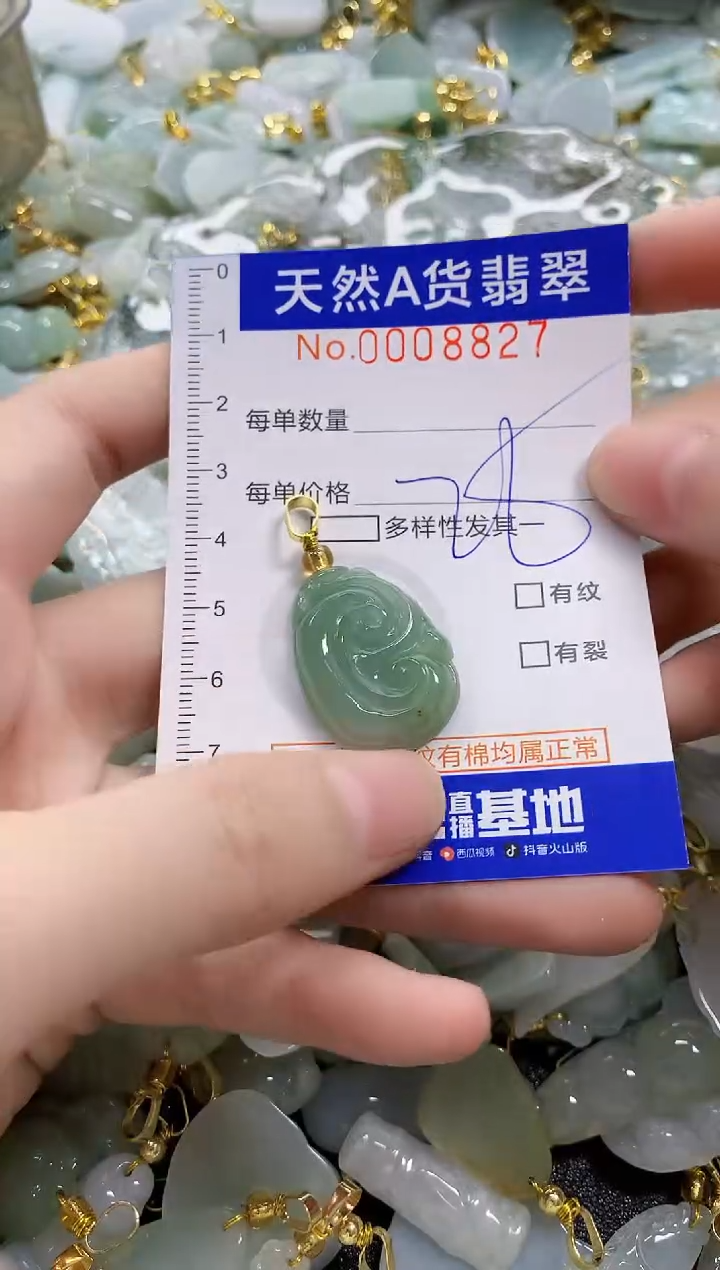 颈饰未镶嵌翡翠天然A货翡翠