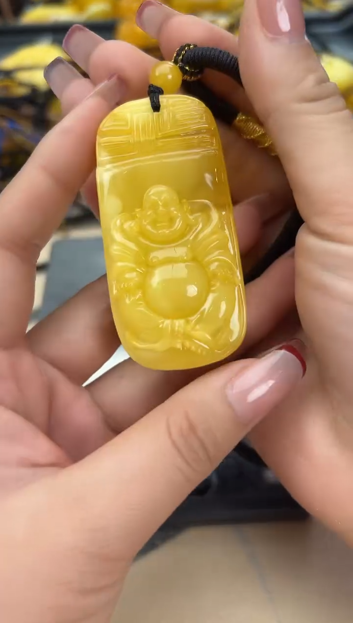 【闪购商品】琥珀裸石未镶嵌蜜蜡吊坠