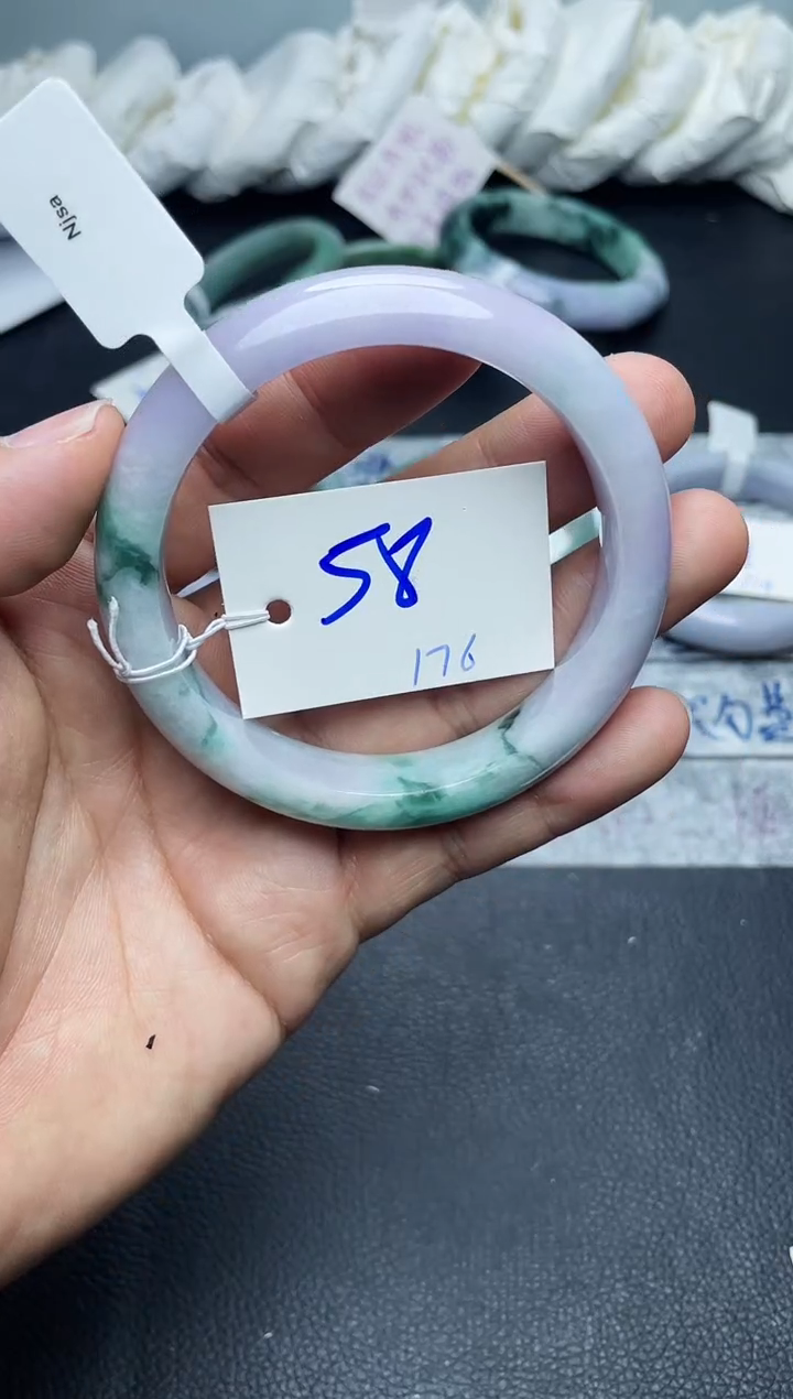 未镶嵌手镯翡翠星*尘176