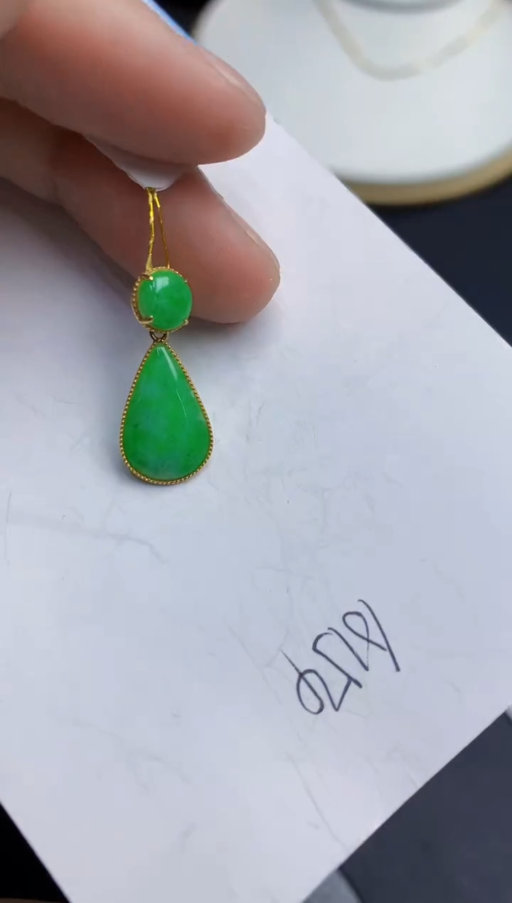 【闪购商品】翡翠颈饰18K金镶嵌000000000