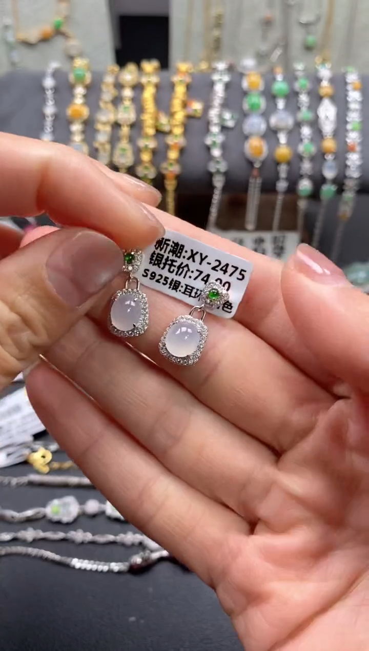 【闪购商品】翡翠戒指银S925镶嵌11111--1