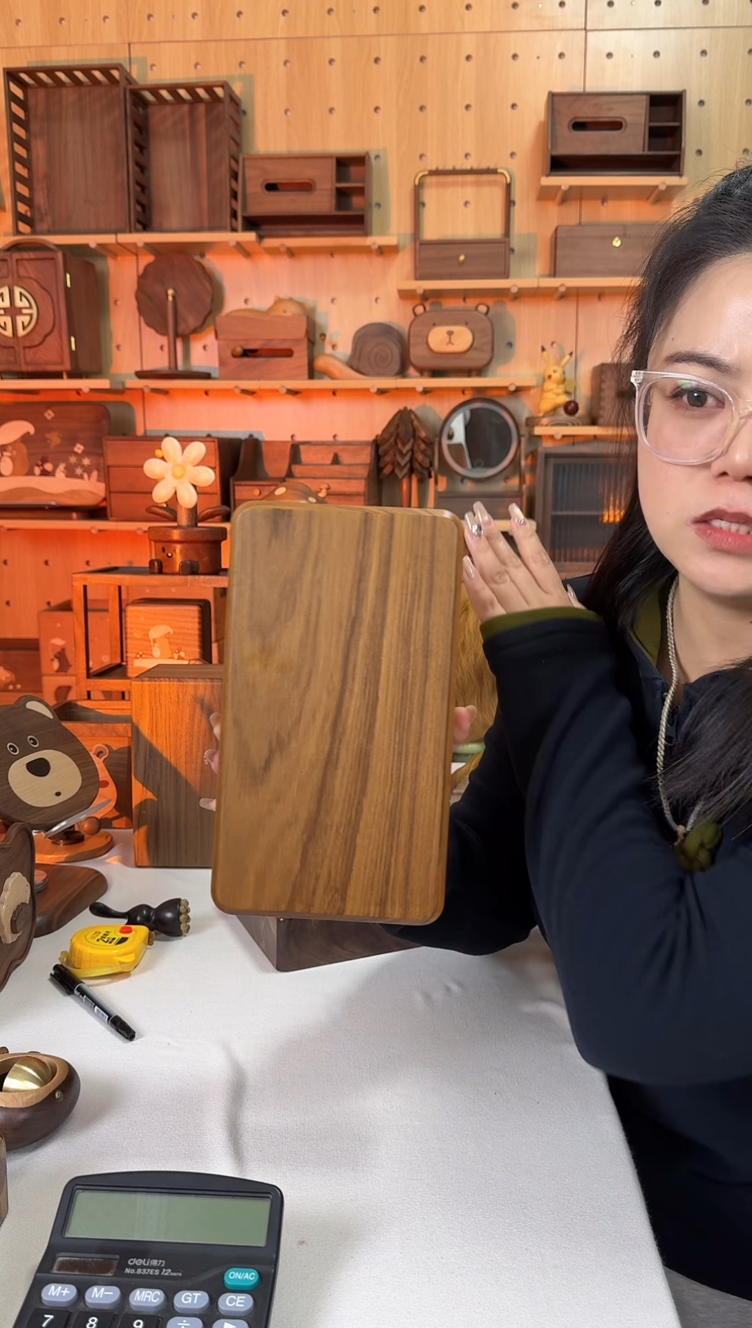 木柚木实木空盒子