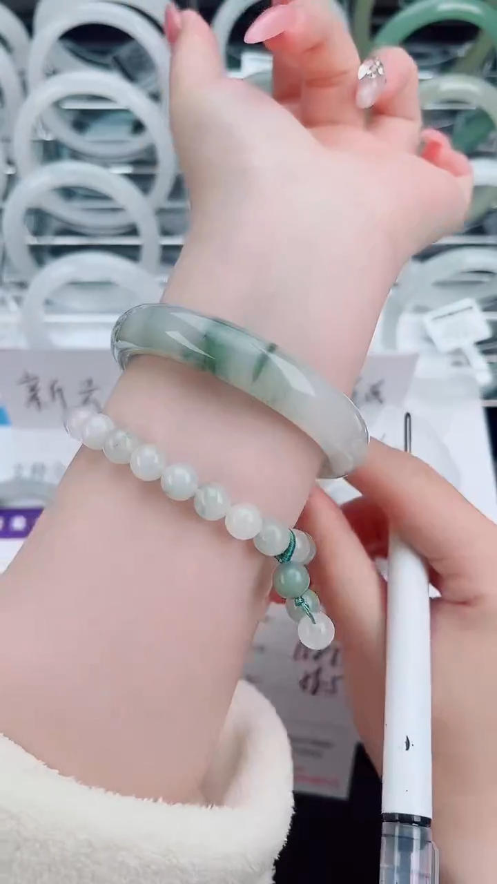 合金手镯石英质玉24-55/56