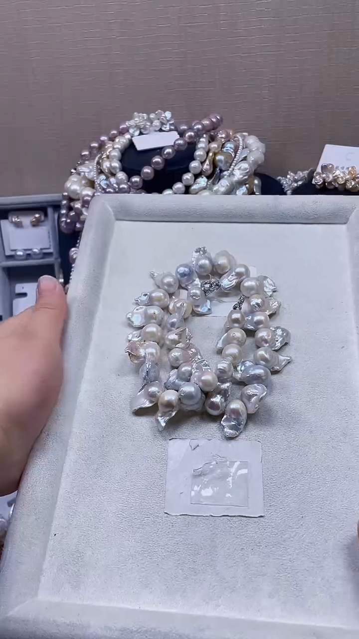 未镶嵌项链淡水珍珠【纯恬饰品】