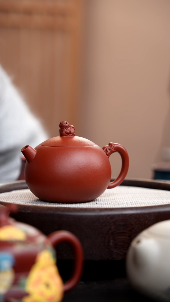 【闪购商品】紫砂茶壶朱泥诗韵西施