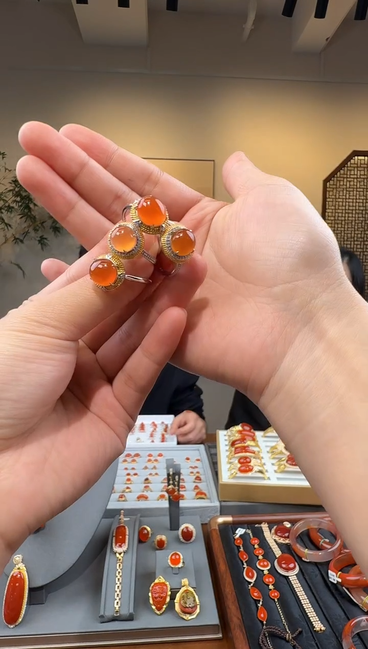 颈饰未镶嵌南红玛瑙22-541-12.22多样性拍一发一