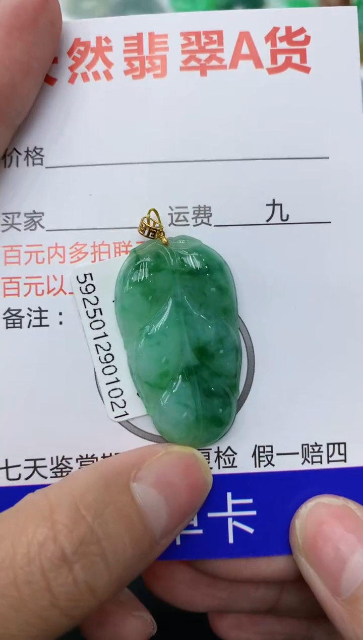 【闪购商品】翡翠颈饰18K金镶嵌111111111111