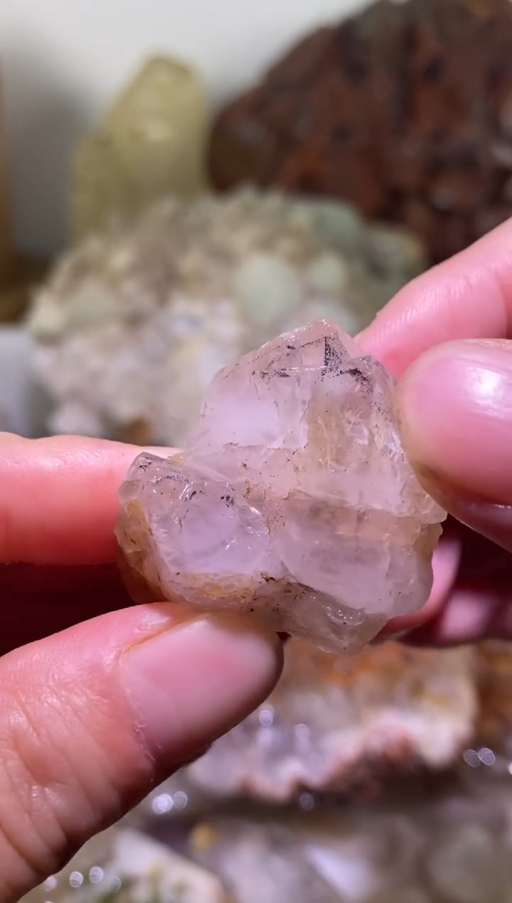 未镶嵌珠宝半成品水晶37号蓝隐山+资料库+四川美姑超七花园水晶