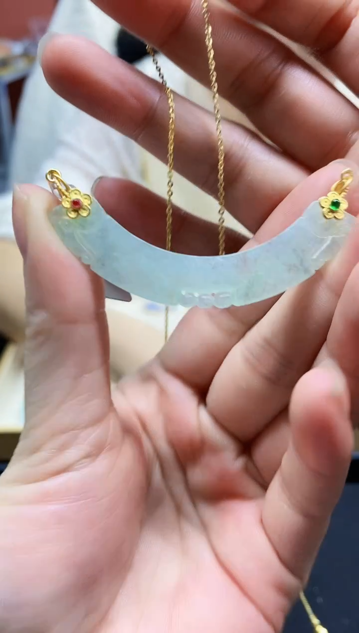 颈饰未镶嵌翡翠翡翠吊坠