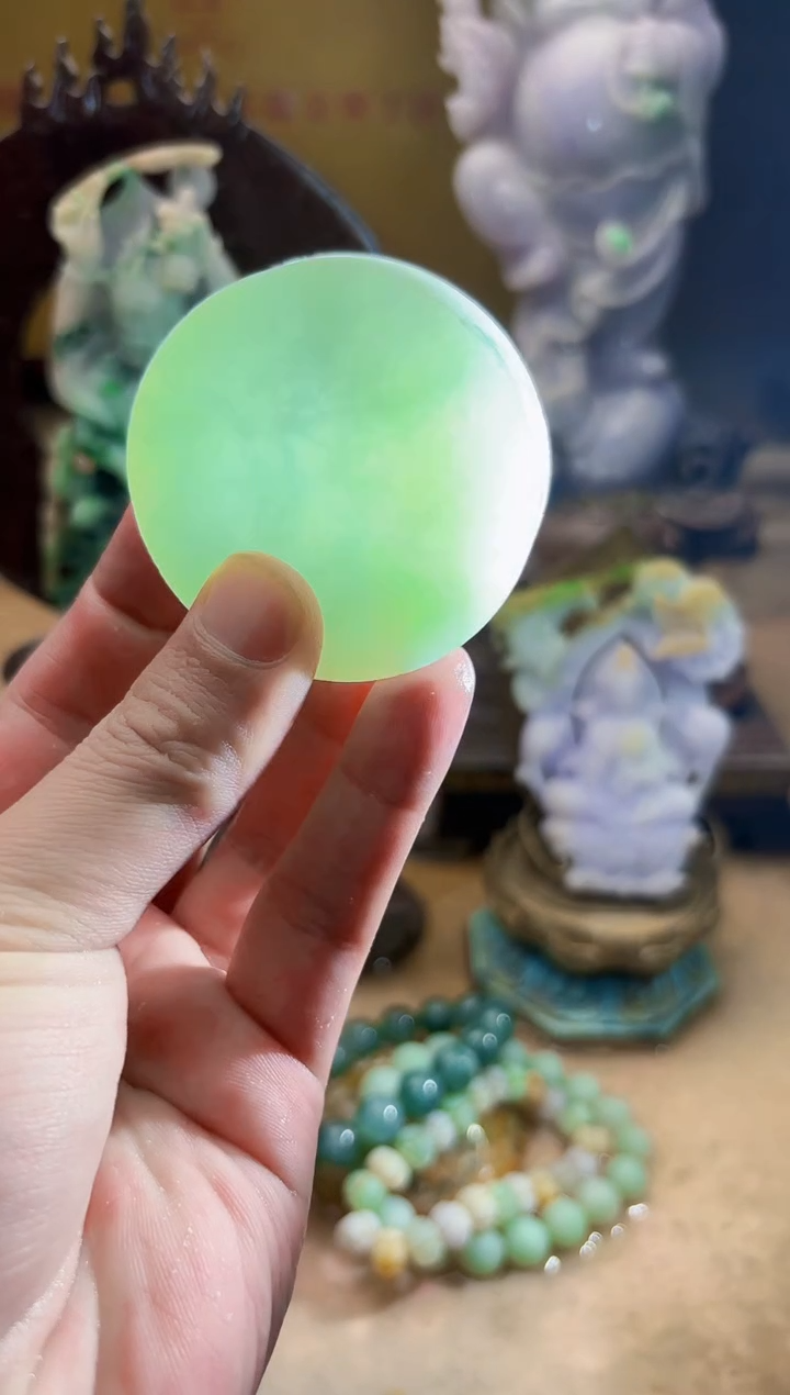 未镶嵌挂件翡翠A货张麦9862