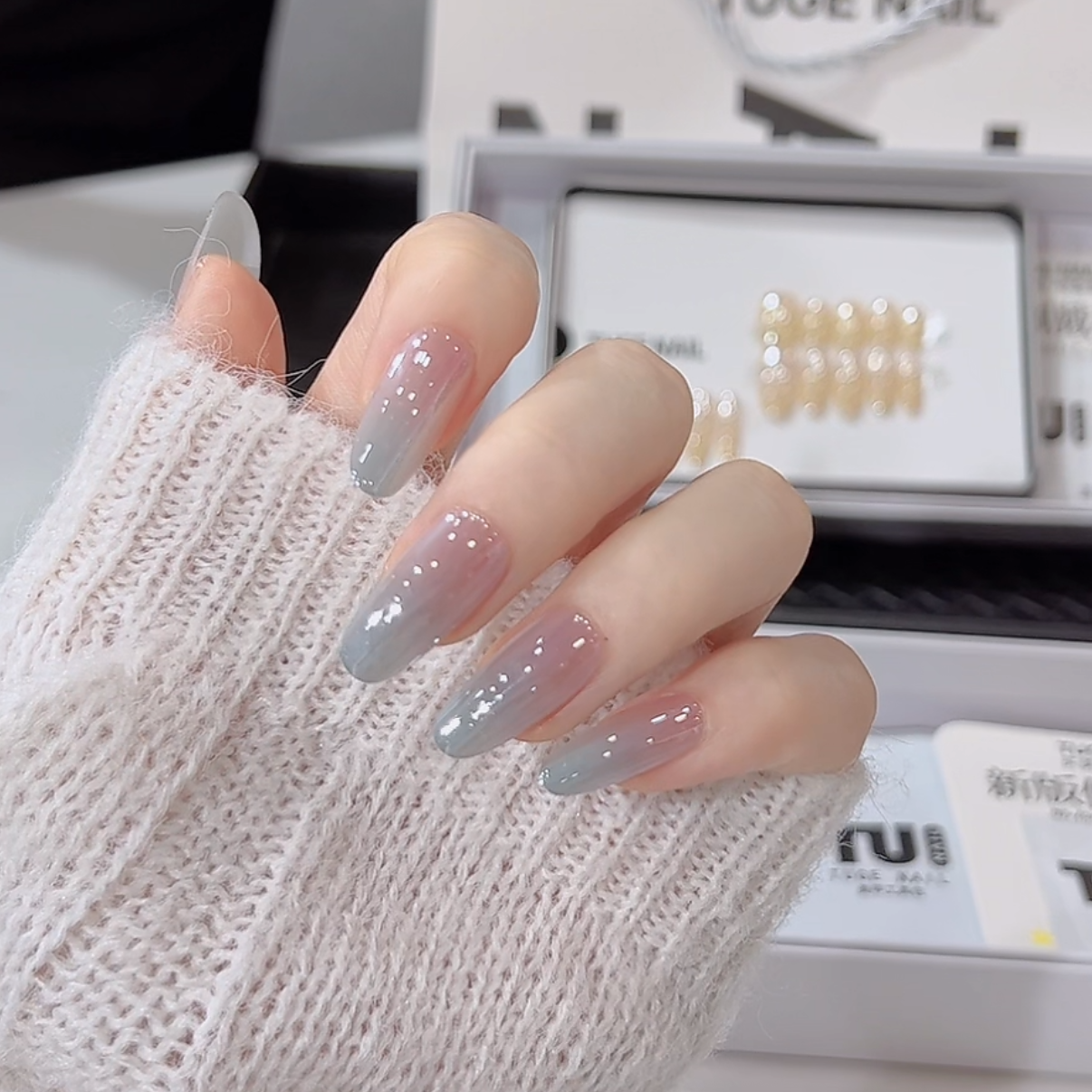 Tuge Nail“3000蓝”设计师高定高级感原创小众设计师美甲TG琳琳