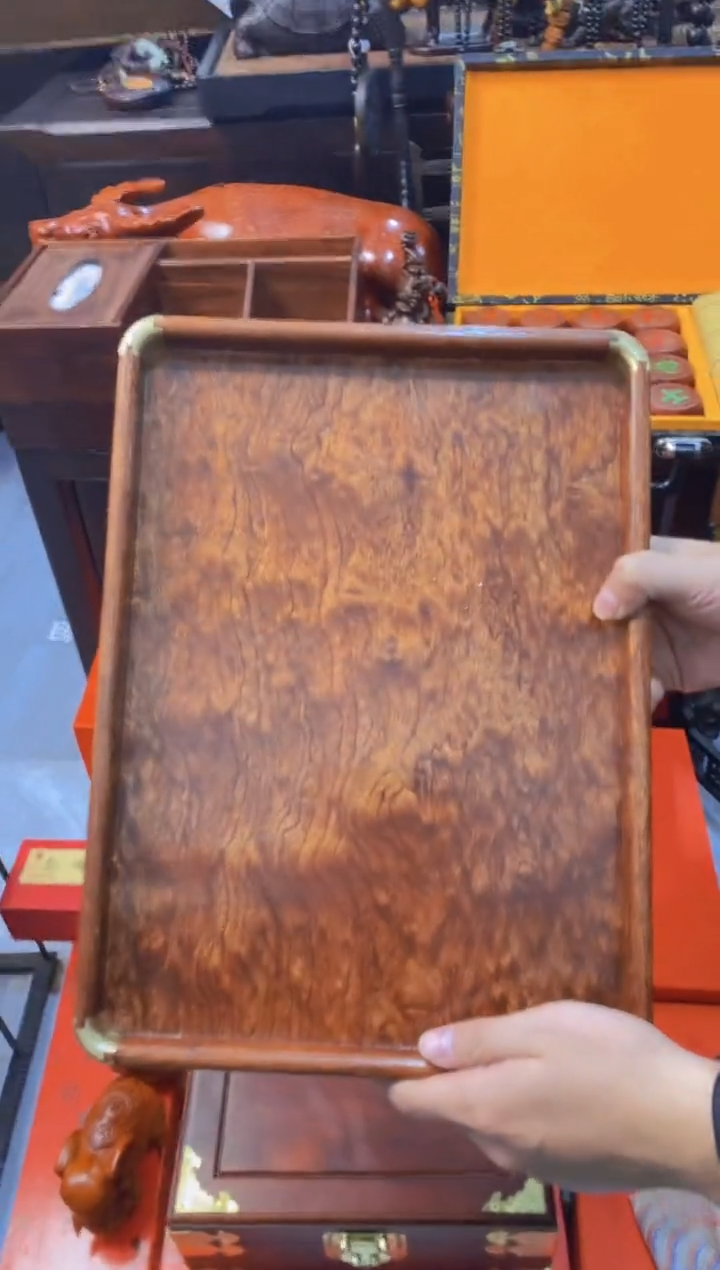 【闪购商品】木花梨茶盘直播推直播推荐