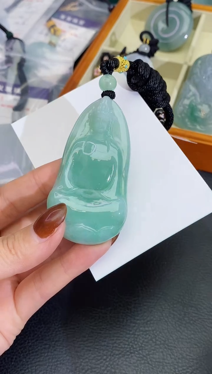 颈饰未镶嵌翡翠缅甸天然翡翠