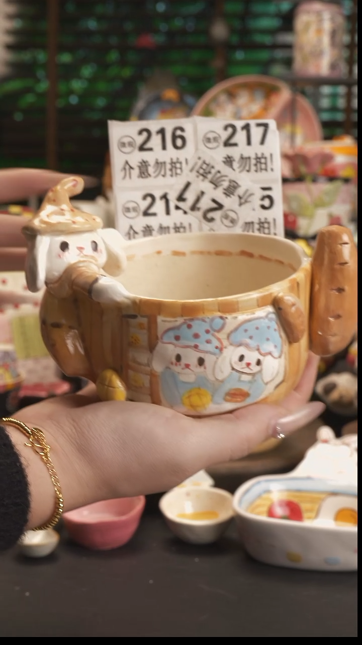 b****i【原创设计】景德镇手绘陶瓷