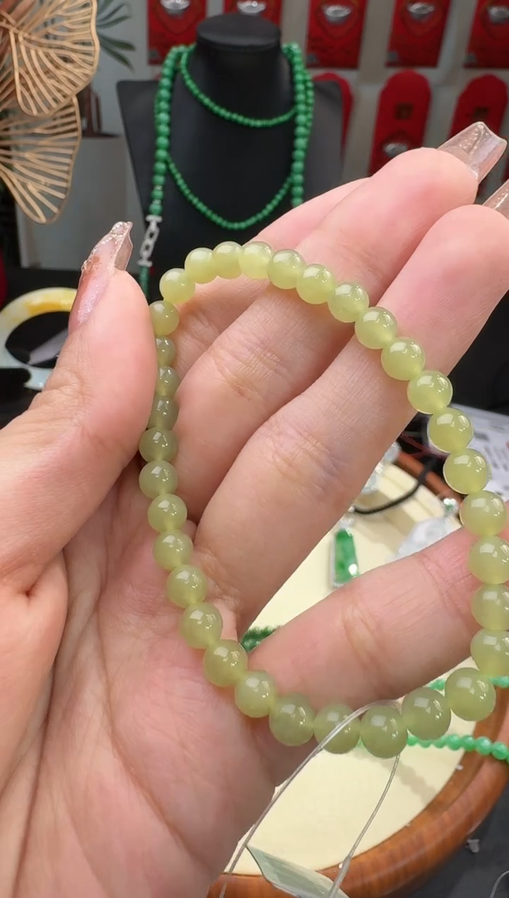 【闪购商品】和田玉珠串未镶嵌珠串