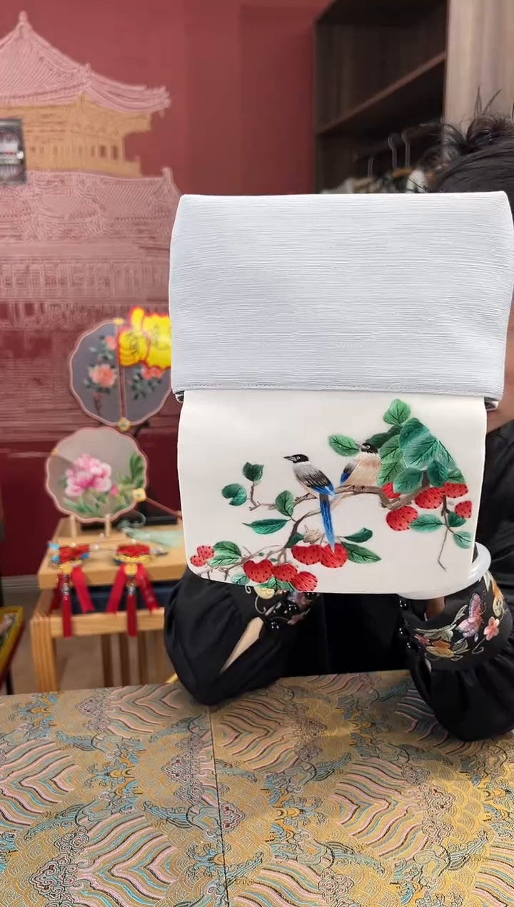 【闪购商品】刺绣苏绣手工刺绣包包