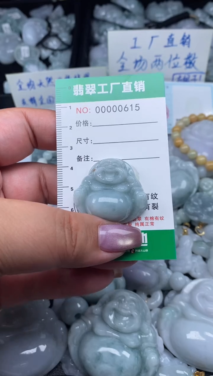 翡翠未镶嵌颈饰天然A货翡翠0615