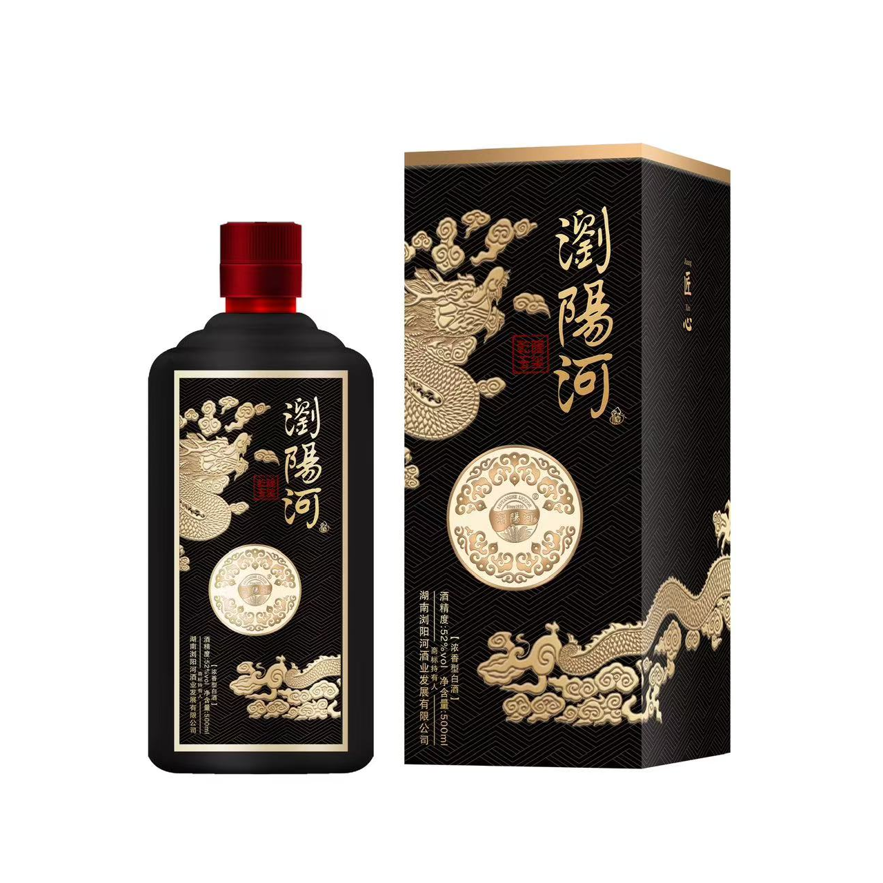 浏阳河酒尚品浓香型白酒52度纯粮古法酿造整箱52度500ml*6瓶