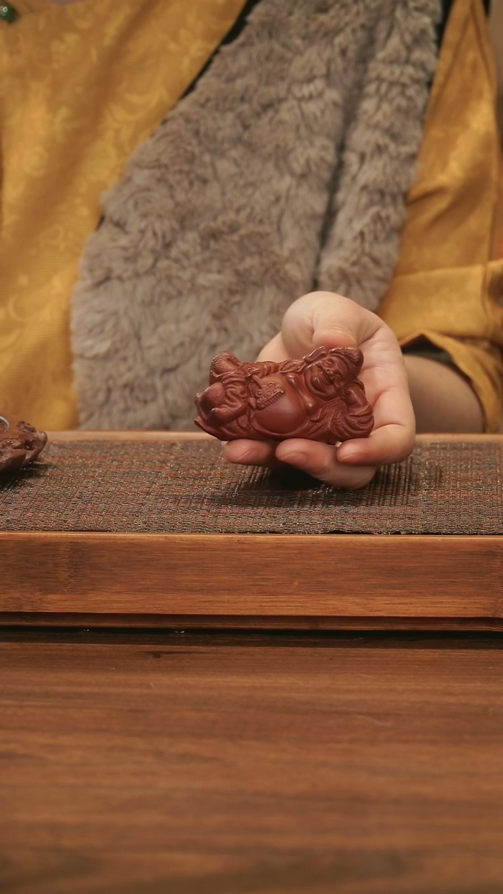 【闪购商品】紫砂茶宠 八戒 茶宠 可盘 手把件