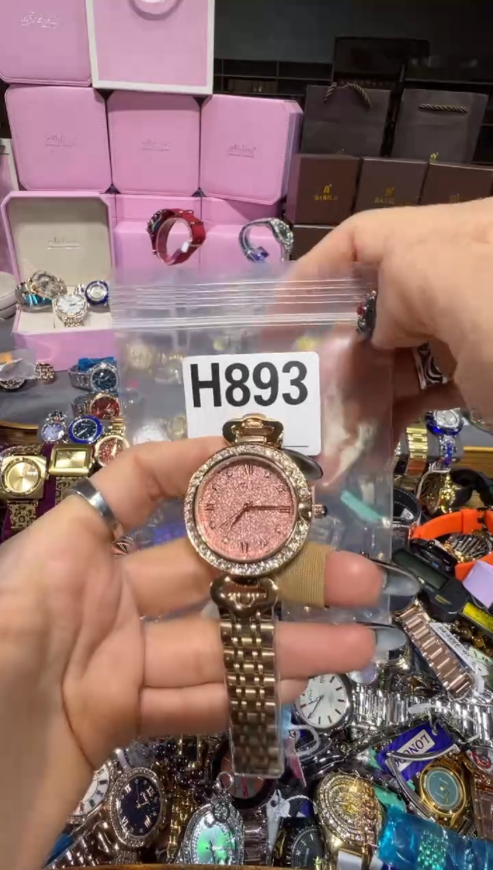 石英机芯不锈钢不锈钢直播定闪专用