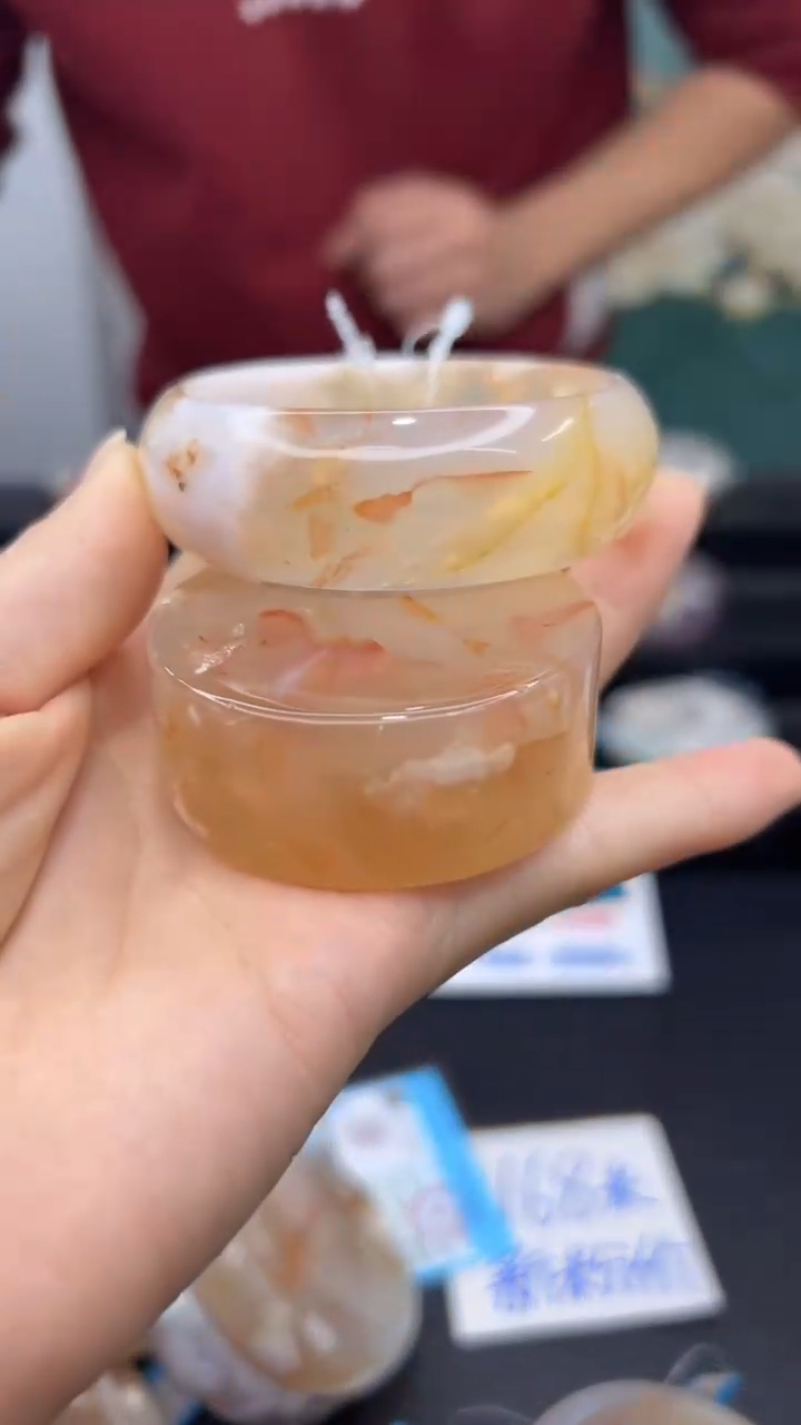 【闪购商品】石英质玉手镯未镶嵌A482(55圈赠送镯心)