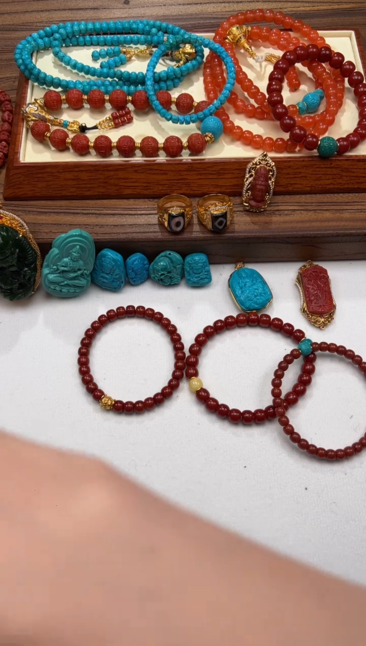 未镶嵌绿松石手串手串此***～手串手串