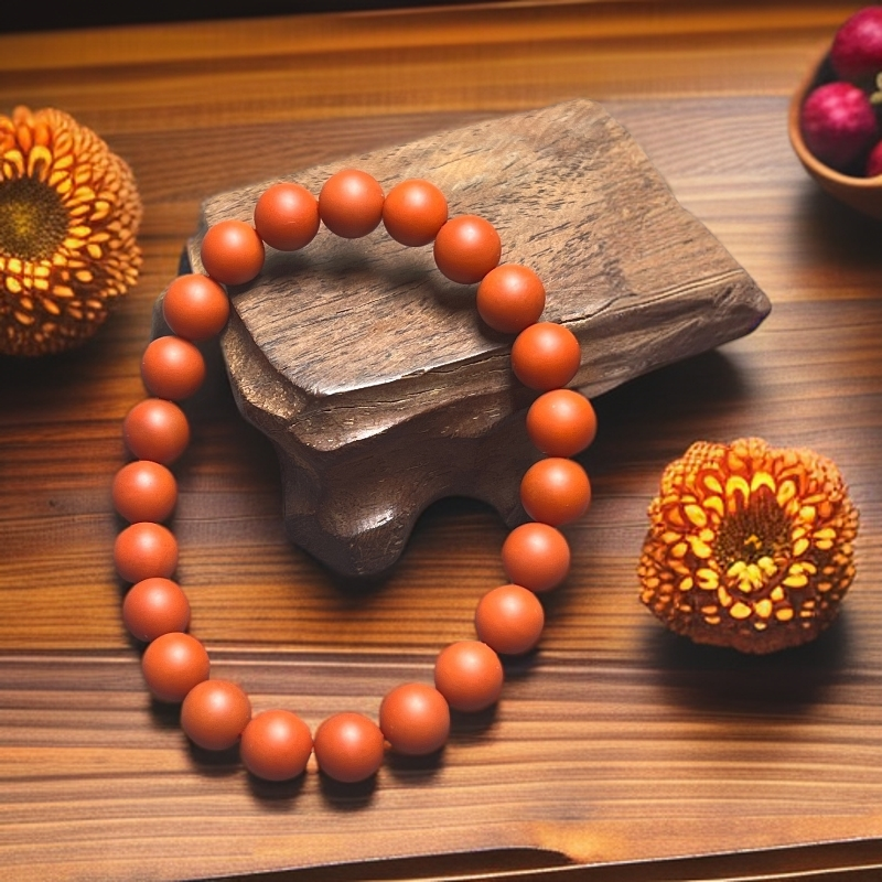 哑光8mm圆珠单圈手串