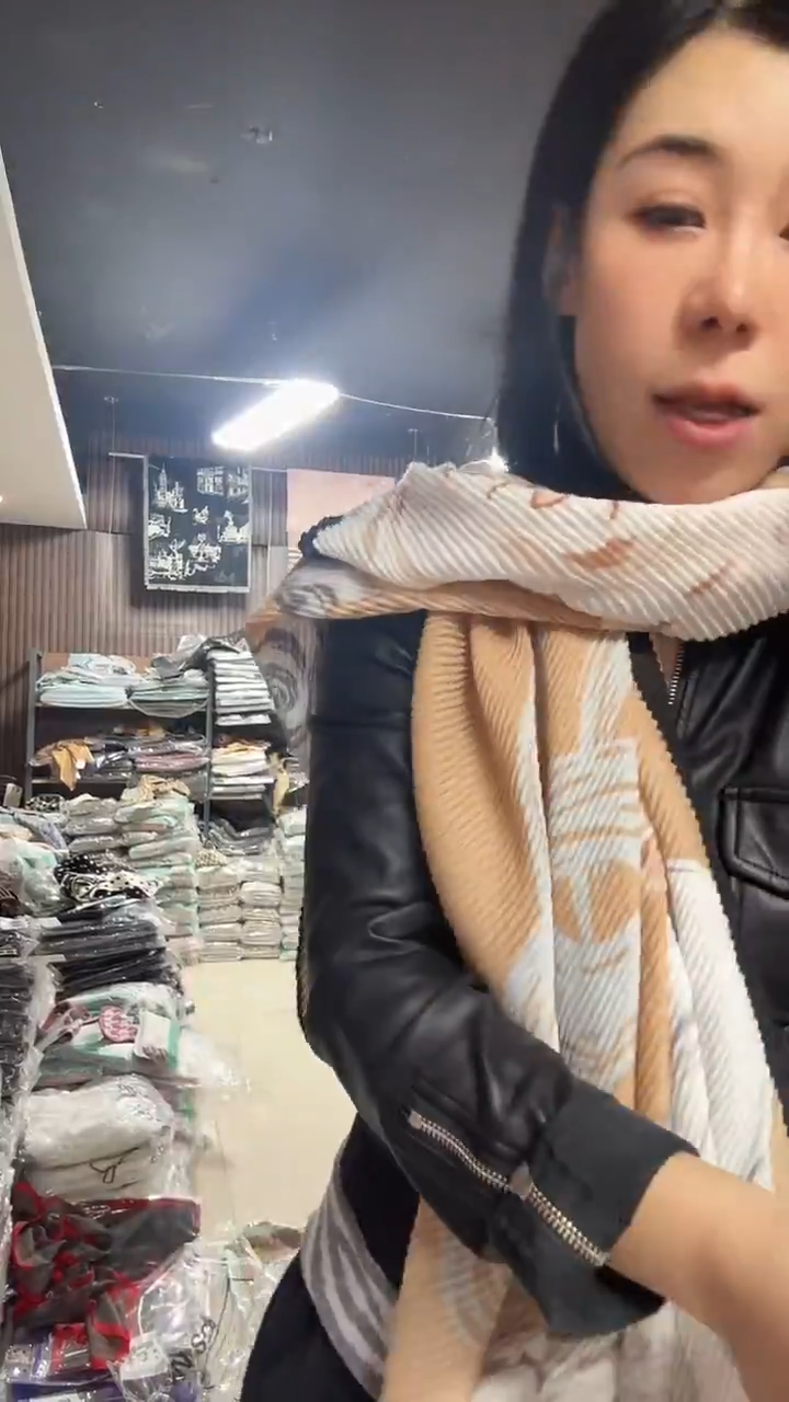 亚麻芳姐围巾福利139