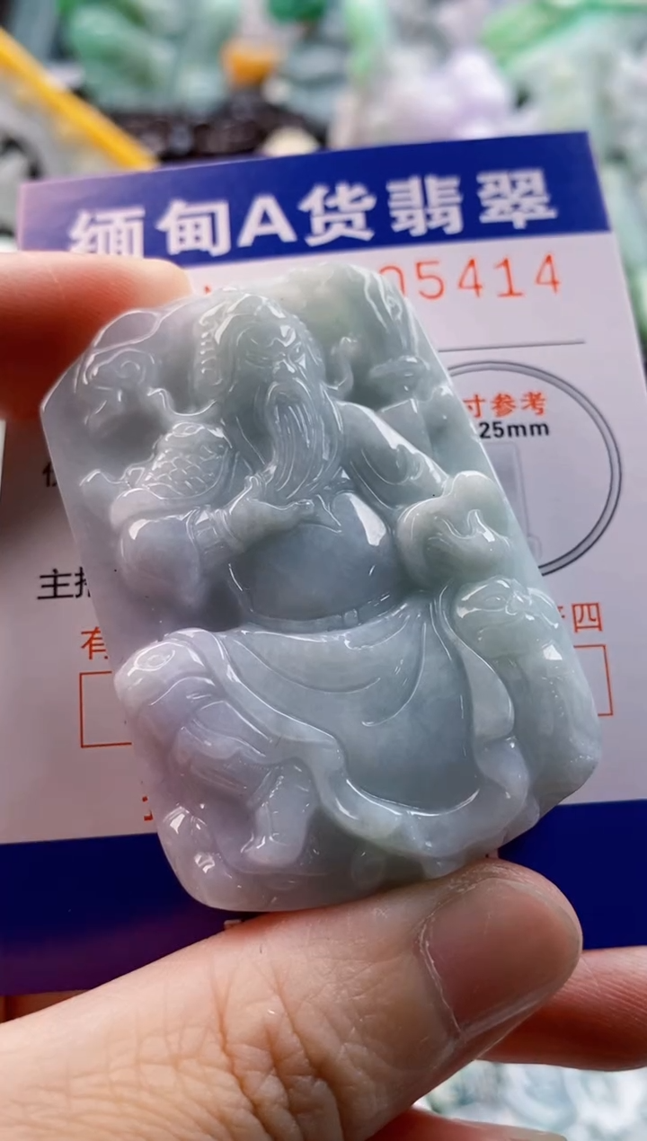 翡翠未镶嵌吊坠(不含链)1