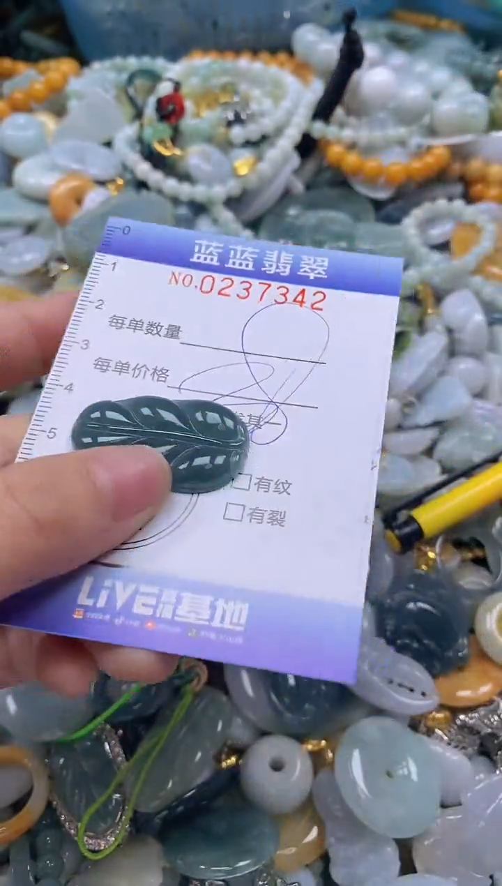 翡翠未镶嵌颈饰闪购0237342