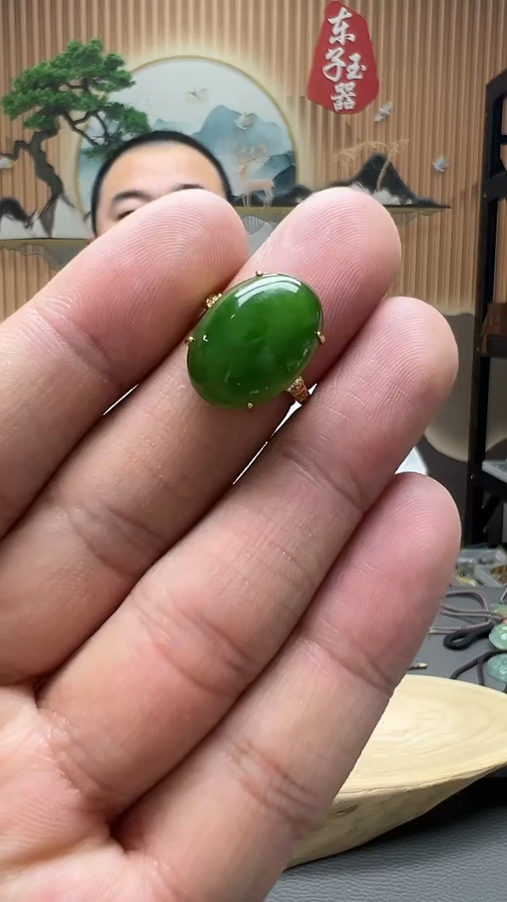 【闪购商品】和田玉戒指未镶嵌天然玉石高货戒指