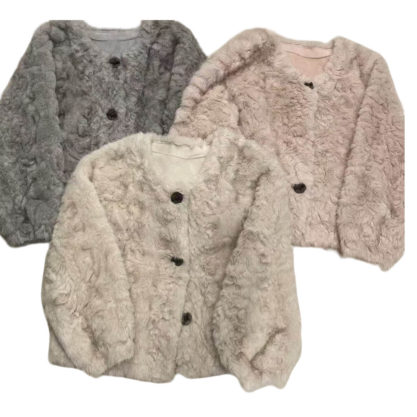 7770【蝶谷】毛毛软糯外套