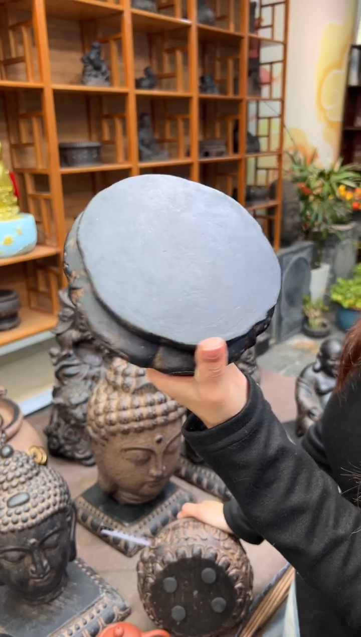 陶土【火山泥】金箍坛底座 