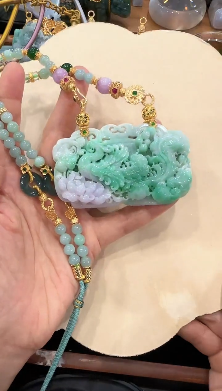 【闪购商品】翡翠颈饰未镶嵌国风