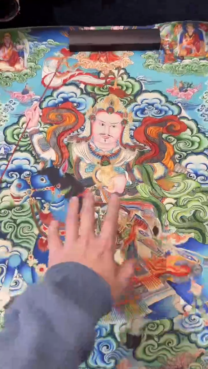 装裱画唐卡藏艺阁手绘作品TK16022