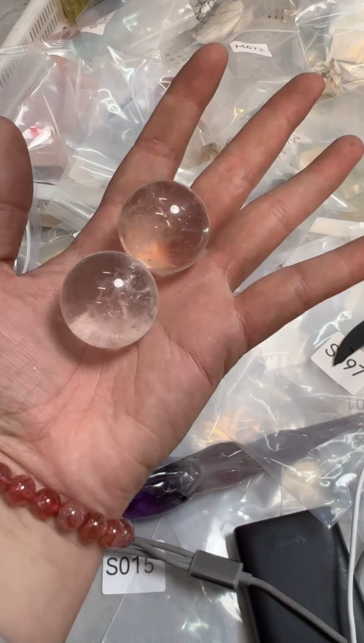 未镶嵌珠宝半成品水晶M259 约3.0cm 多样性发一