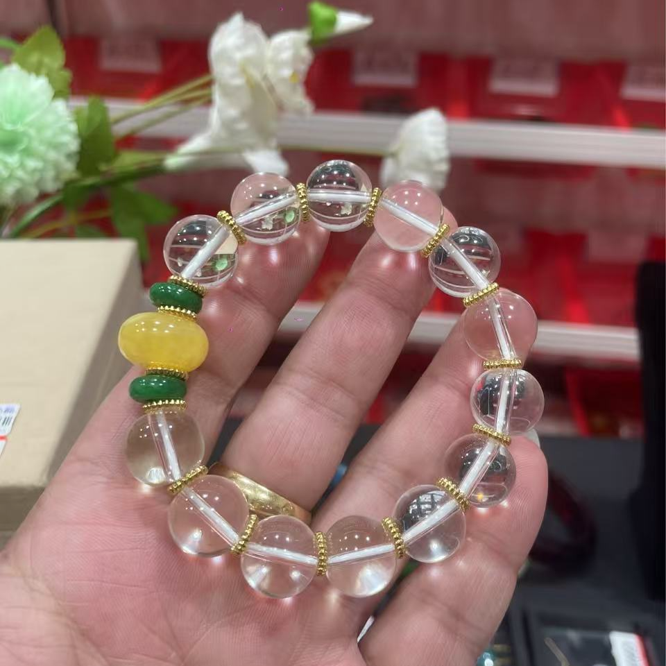 S55水晶大卡单圈手串