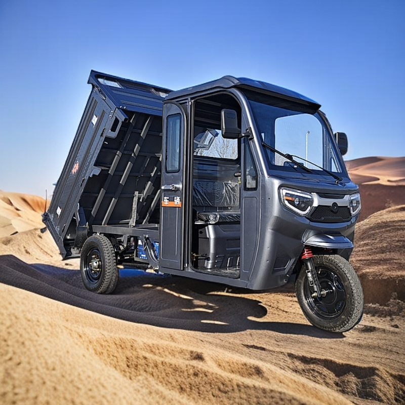 福得兴载货拉货半车厢电动三轮车可定制