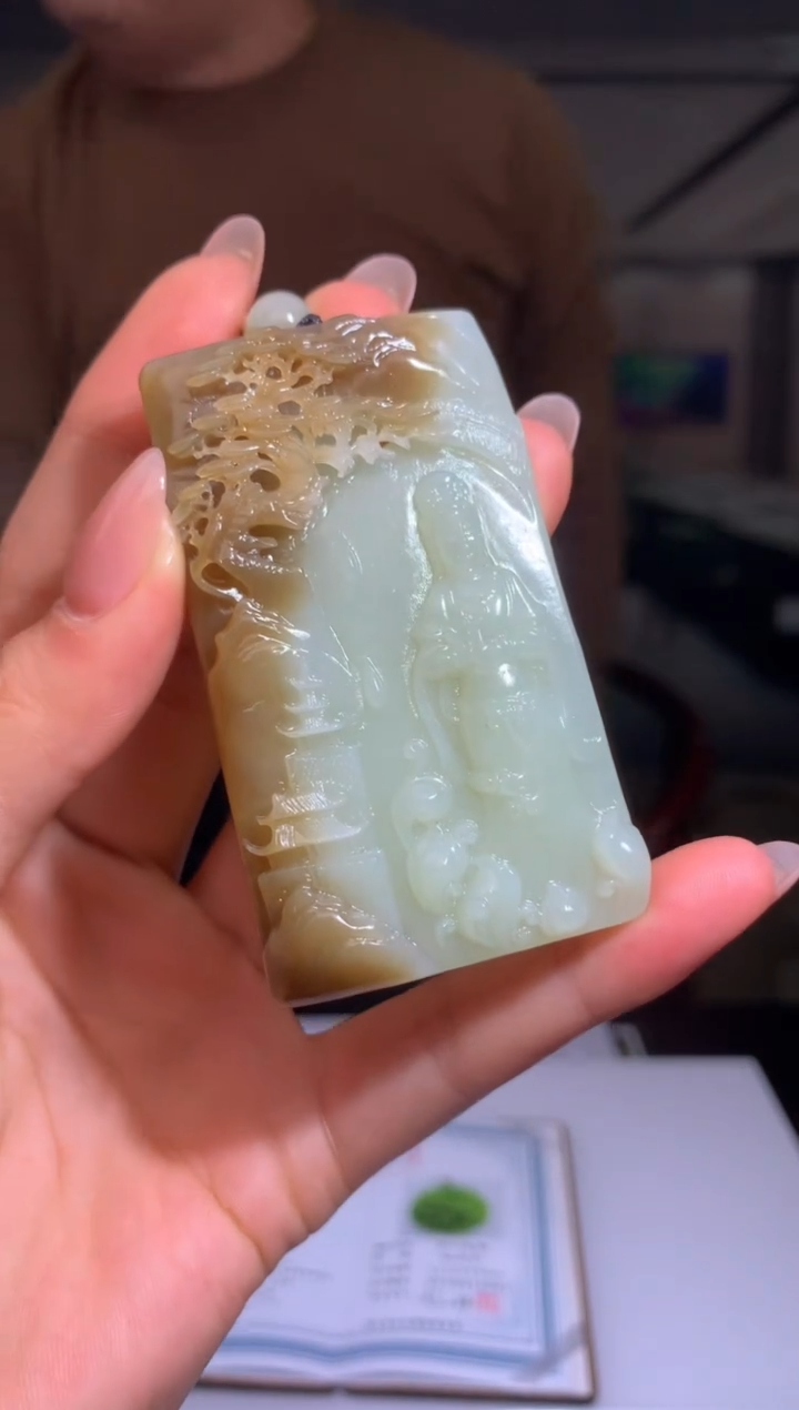 【闪购商品】定制和田玉Boss阳天然和田玉（拍一发一）