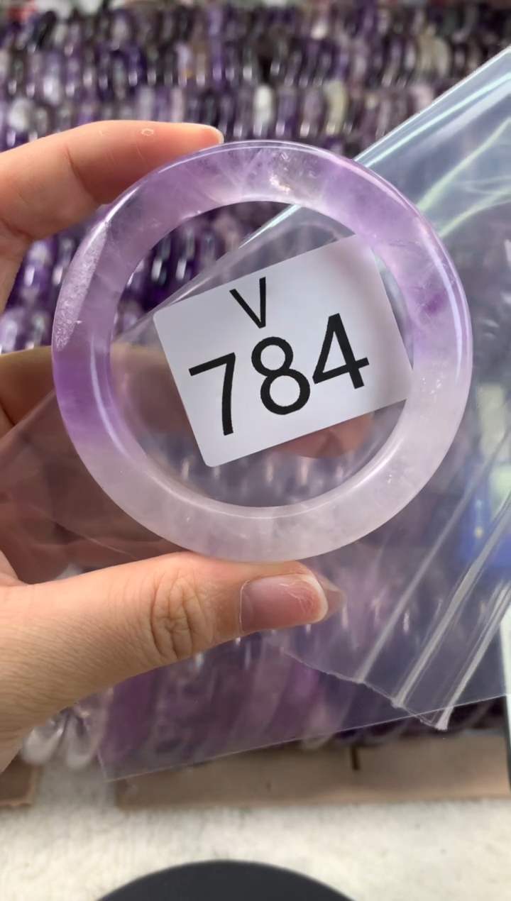 【闪购商品】水晶水晶手镯V未镶嵌784-52
