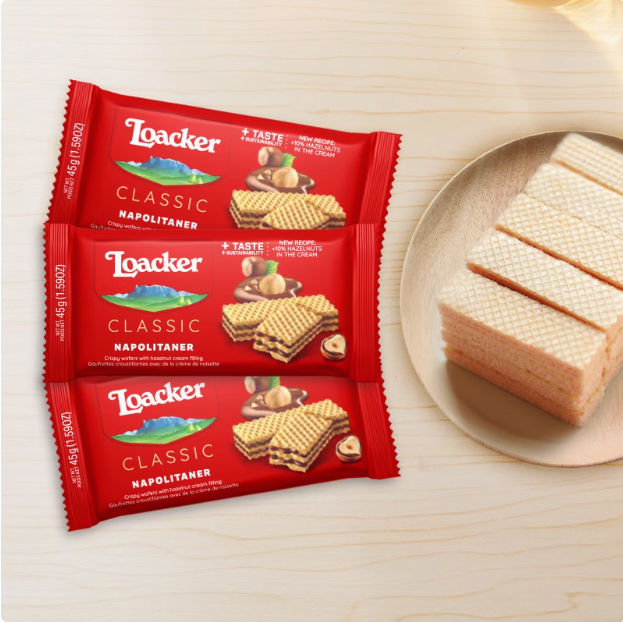 Loacker莱家 多种味威化饼干 45g/