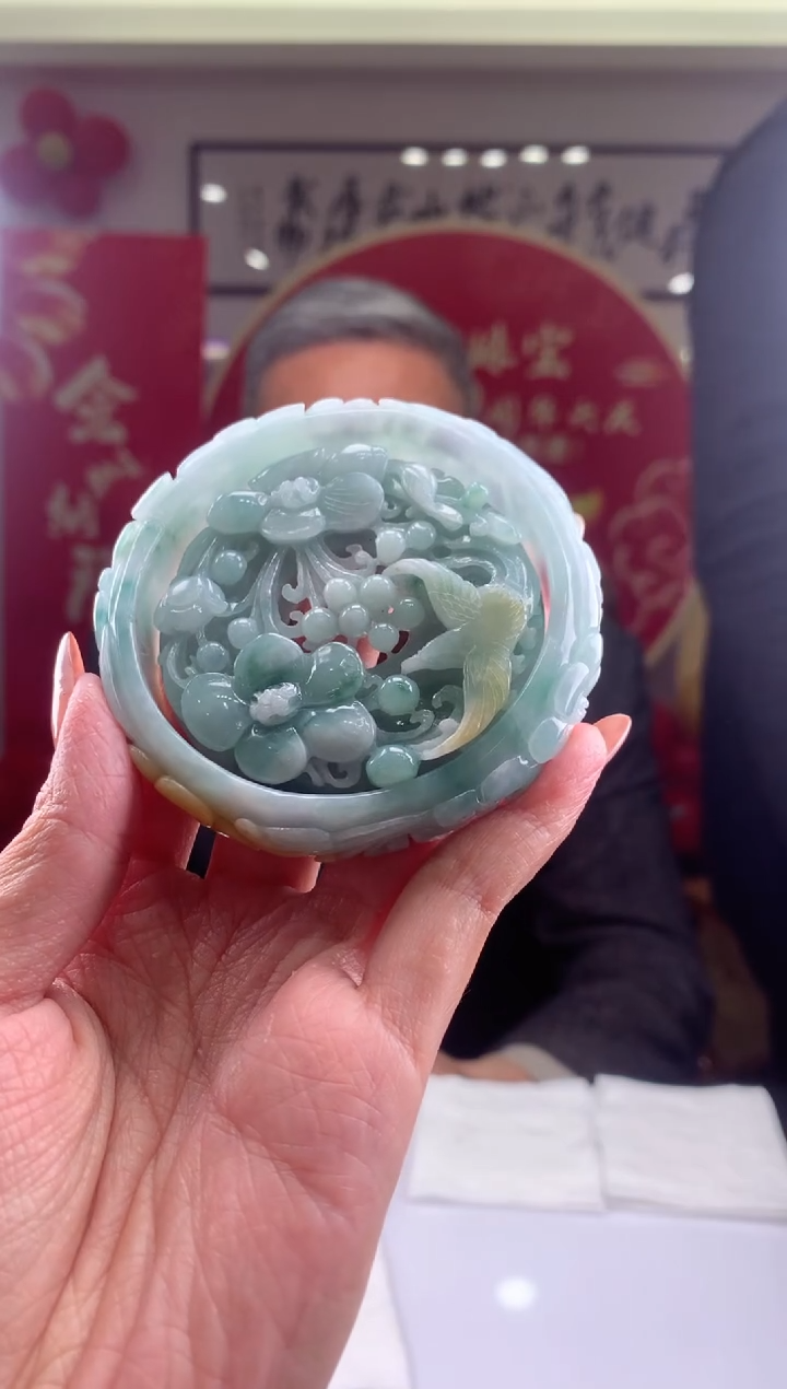 【闪购商品】定制翡翠未镶嵌挂件发货（拍一发一）