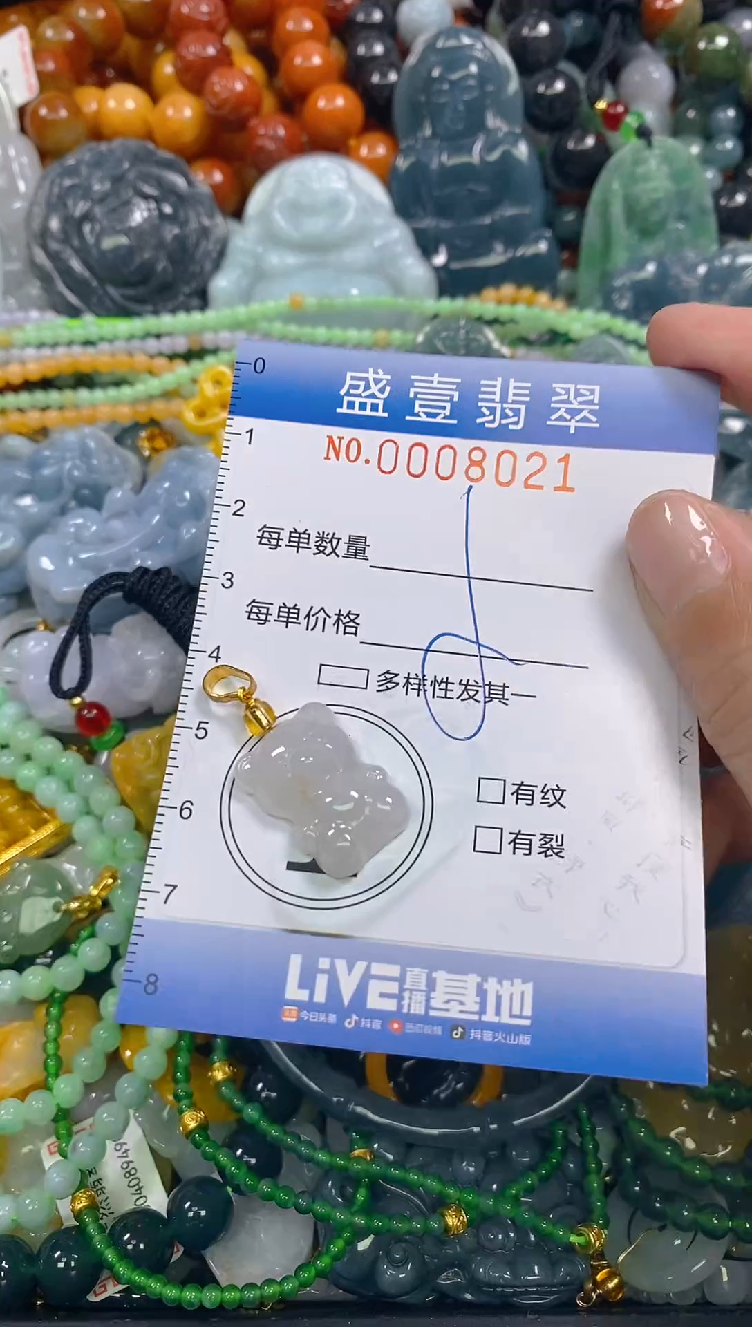 颈饰未镶嵌翡翠闪购0008021