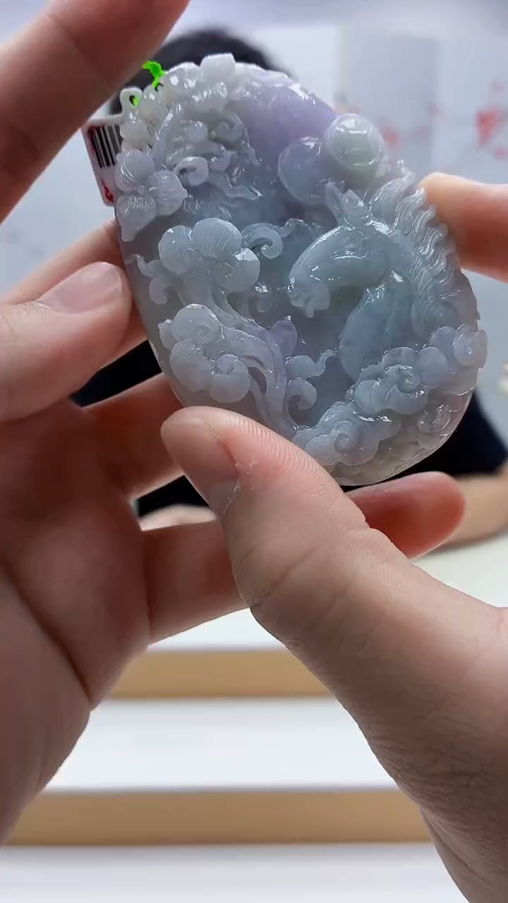未镶嵌定制翡翠5176bb-毛货挂件76