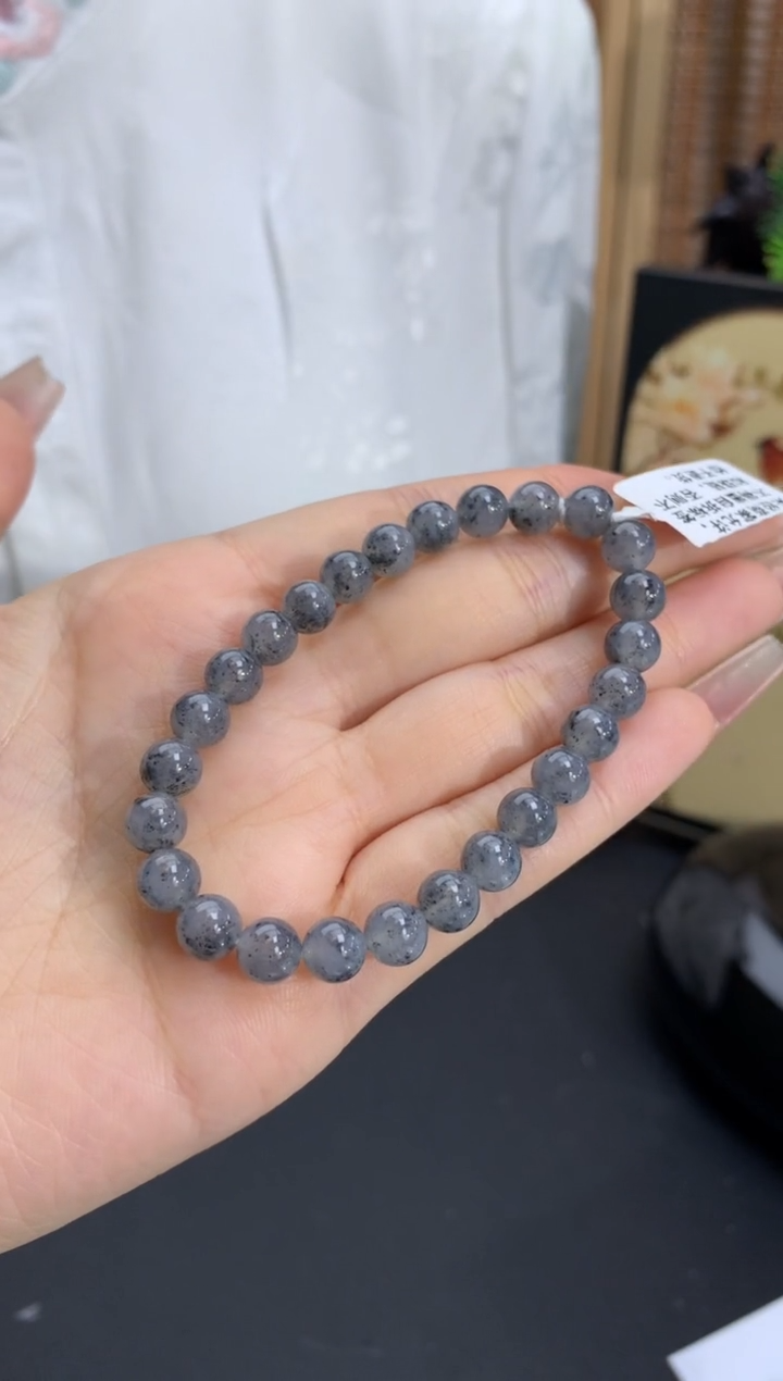 【闪购商品】翡翠手链未镶嵌卡6.7mm