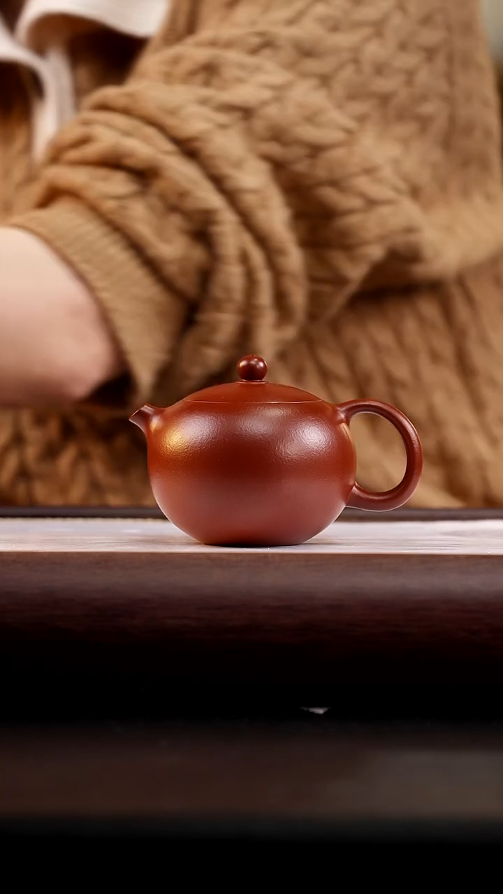 茶壶紫砂朱泥大红袍西施