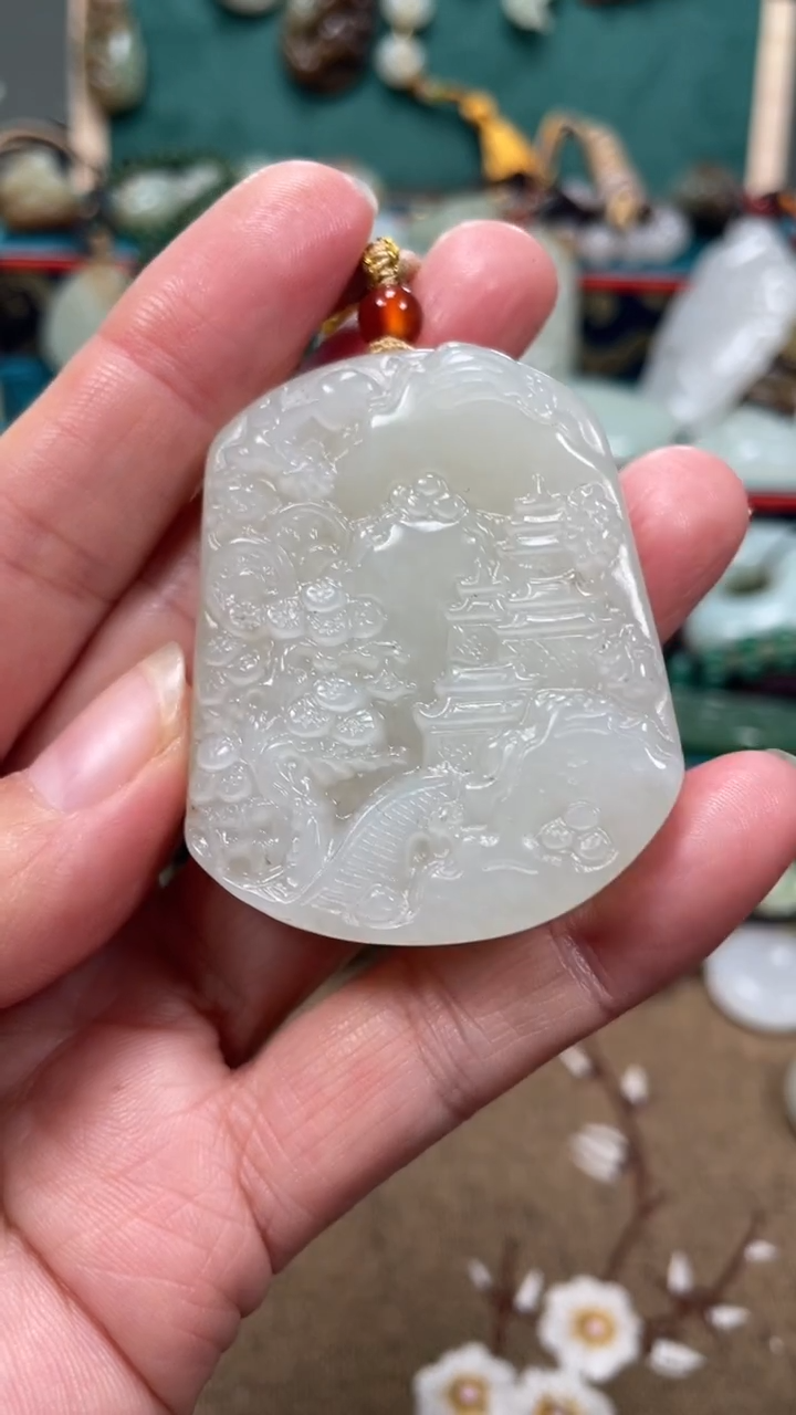 未镶嵌和田玉挂件0001