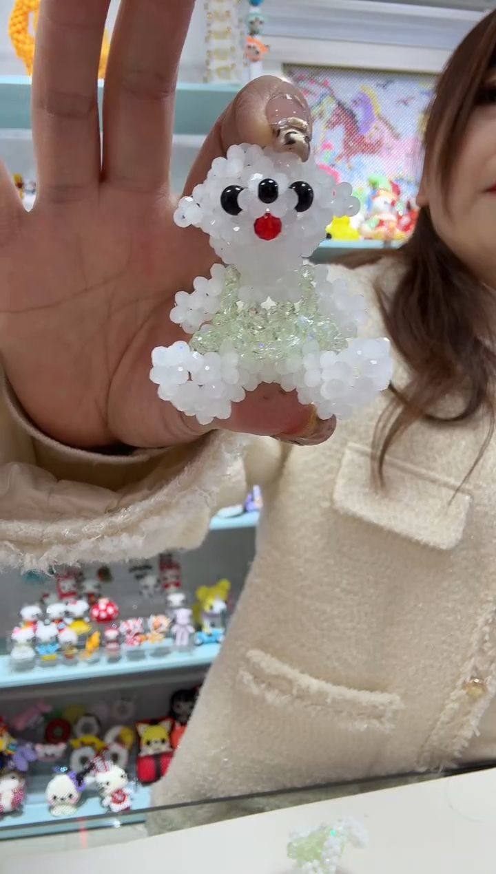 玻璃21132水晶成品1个仙女青