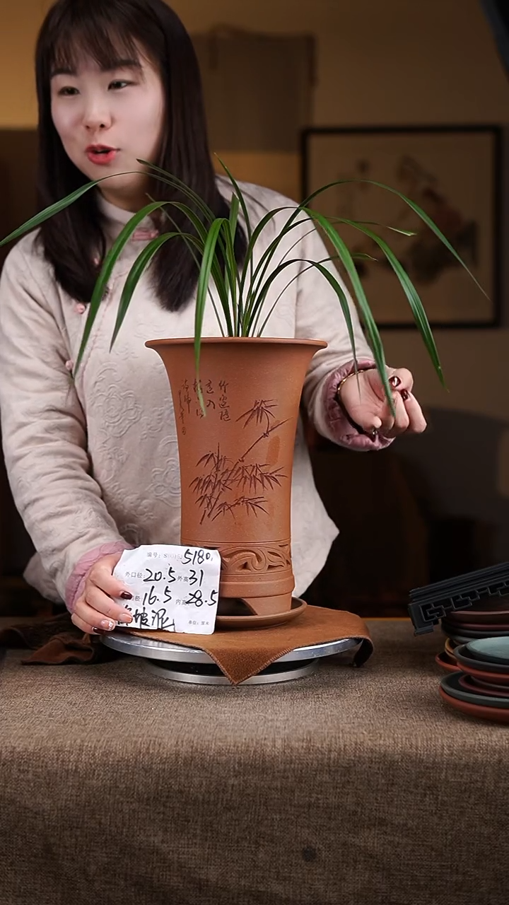 【闪购商品】紫砂花盆紫砂花盆5180+z