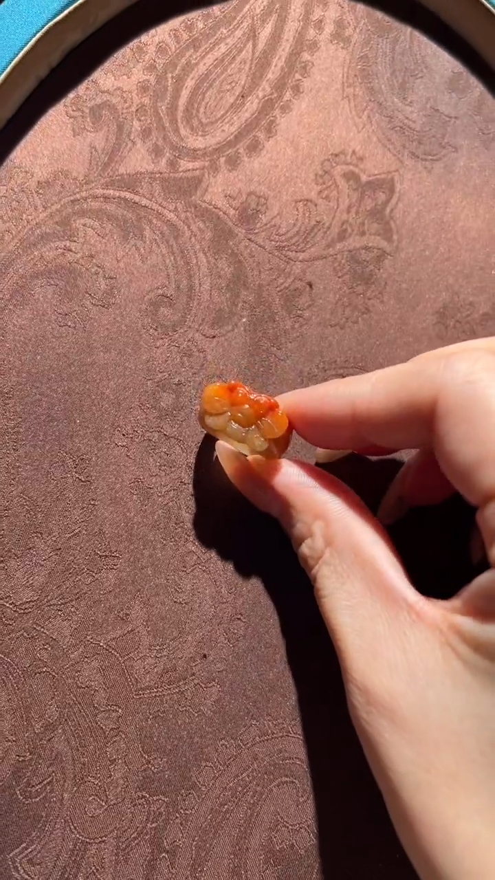 【闪购商品】翡翠戒圈未镶嵌红翡绿翠 04号